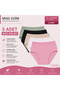 5-Piece Mixed Color Plain Panties Underwear - 2