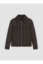 STANDART Fit Fur-Collar Men’s Suede Coat with Yoke Detail - 3