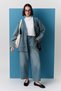 Bel Adjustable Comfortable Denim Pants Blue