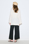 Muslin Wide Sleeve Kimono Beige - 7