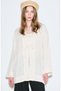 Muslin Wide Sleeve Kimono Beige - 4