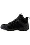 Fight Long Waterproof Rubber Sole Outdoor Leather Men's Boots Black - 2