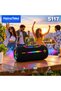 S117 50W Wireless Bluetooth Speaker with Built-in Power Bank function RGB LED Lights, Portable Handle Design, TWS Pairing, AUX, USB and TF Card Support, - 3