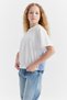 Girl's T-Shirt with Snap Detail - 4