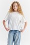 Girl's T-Shirt with Snap Detail - 2