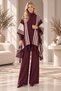 Women's 3-Piece Knitwear Set with Panthool and Blouse