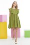 Girl's Ruffle Detailed Dress - 8
