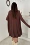 Brown cloak dress - 5