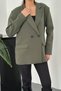 Khaki Blazer Jacket - 4
