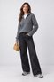 Anthracite Zippered Knit Sweater - 2