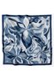 Silk Scarf - 4108-91 Navy Blue - 3