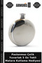 Stainless Steel Round 5 Oz Single Water Bottle—Celebration Gift