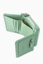 Genuine Leather Women's Wallet Portfolio – Credit Card Holder, Paper Money Compartment 932Mg - Green - 3
