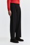 Dark Brown High Waist Relax Fit Pleated Men's Trousers - 4