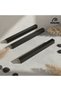 Leta Black 224 mm Handle—Luxury Country Kitchen Cabinet and Drawer Handle