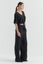 Women's Elastic Waist Soft Textured Pants - 5