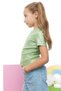 Girl's Shiny Fabric T-Shirt - 2