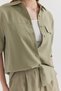 Women's Shirt with Sleeve Detail - 8