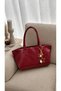 Women's Suede Star Charm Hand and Shoulder Bag