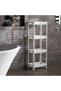 Shower Caddy Corner Shelves Bathroom Shelving Unit Plastic Shelf Kitchen Bathroom Storage rust proof - 8