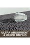 Bathroom Rugs, Ultra Soft Thick Chenille Microfiber Bath Mat, Quick Dry Absorbent & Non-Slip Bath Ma - 3