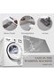 Bathroom Mat, Super Absorbent Quick Drying Bath Mats for Bathroom, Non Slip with Rubber Backing Thin - 7