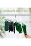 Folding Portable Laundry Hanger 3 Pack 12 Clips Laundry Drying Rack Underwear Hanger Folding Windpro - 4
