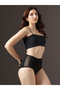 High Waist Hipster Panty with Powernet Panels - Cotton - 3