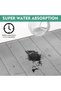 Bath Mat 2 Pack, 50x80cm Memory Foam Bathroom Mat Non Slip,Soft & Comfortable Bath Mat With Highly A - 3