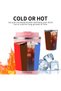 Coffee Mug 380ml - Leakproof Lid Reusable Metal Cup - 6
