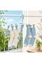 Blue Plastic Clothespins for Indoor Outdoor Balcony Drying Rack - 7