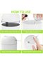 White Humidifier Diffuser, USB Powered Mist Maker, Quiet Aroma Diffuser with Color Changing Night Li - 4