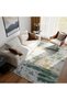 Large Rectangular Area Rug, Washable Soft Touch Carpet with Non-Slip Backing for Living Room, Dining - 7
