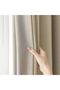 Linen Curtains Grommet Window Drape 132x244CM Beige 1 Panel - 6