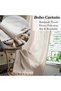 - Boho Curtain with Handmade Tassels Half Blackout Rod Pocket - 4