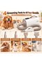 1700W Pet Grooming Dryer, High Velocity Dog Hair Dryer with Smart LED Touch Screen, Adjustable Temperature & Wind Speed, Low Noise Pet Blower with 4 Nozzles for Dogs and Cats - 4