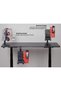 Modular Gaming Desk Organizer & Storage Kit - Rotating Desk Mount Pegboard with Universal Game Disc - 4