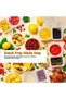30pack Double Compartment Condiment Container Reusable Snack Container with Lids,Disposable Leakproo - 7