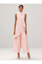 Pink Wide-Leg Trousers and Mock Neck Top Co-ord Set