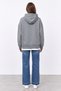 Unprinted Women's Sweatshirt SWT02889 Heather Gray - 4