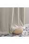 Linen Curtains Grommet Window Drape 132x213CM Beige 1 Panel - 7