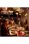 50FT Outdoor String Lights Mains Powered with 46PCS E12 Sockets - 2