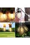 Outdoor String Lights 15M/49.2FT with 15Pcs E12 Sockets - 7