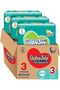 Compressed Diamond Pad, Size 3, Medium, 6-12 Kg, Mega Box, 204 Diapers