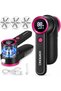 Large Rechargeable Fabric Shaver with LED Light, 6-Leaf Blade, 2000mAh