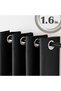 Linen Curtains Grommet Window Drape 132x213CM Black 1 Panel - 5