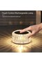 Multi-Function Crystal LED Lamp - Adjustable 3-Level Touch Dimmer with Warm/Cool Lighting - Recharge - 4
