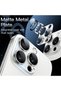 Camera Lens Protector for iPhone 16 Pro/16 Pro Max, Silver, 1-Pack - 3
