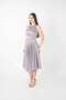 Glittery Fabric Halter Neck Midi Dress - Li̇la - 2