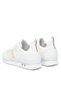 Men's Breathable Mesh Detailed Comfortable Sole White Sneaker with Eagle Logo Motif - 4